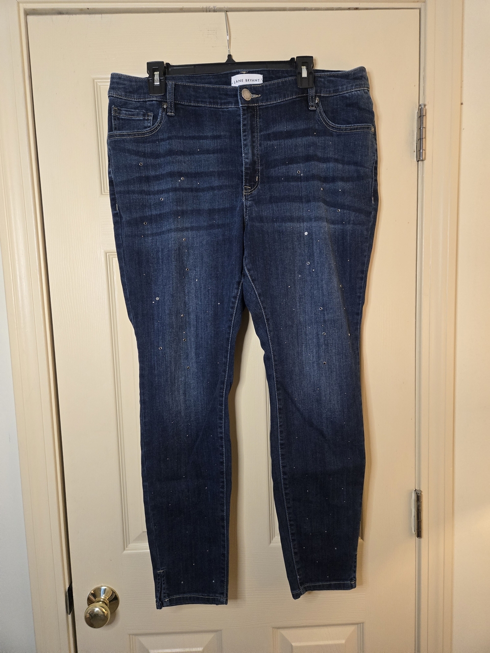 Dark Blue Skinny Jeans with Sparkle!